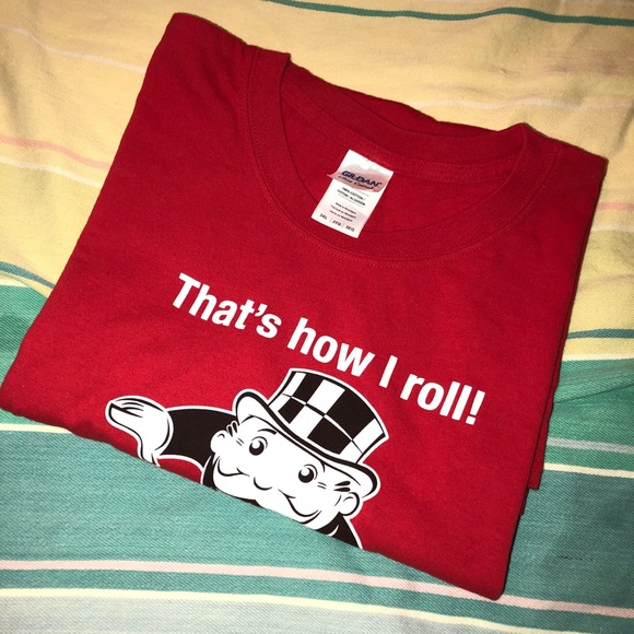 T SHIRT 3 XL Monopoly Uncle Rich Moneybags - Picture 2 of 5